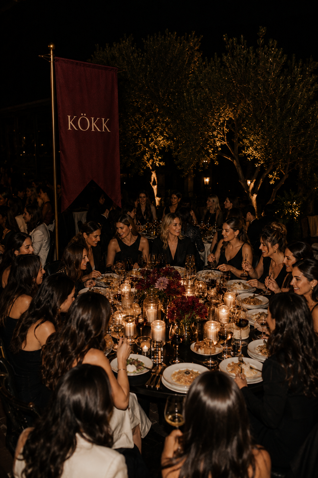 KÖKK Founding Dinner masasından bir an